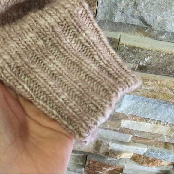 MR P. Melange Wool  Sweater - Neutrals - Picture 5 of 9